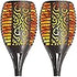 Solar Torch Light with Flickering Flame, Outdoor Solar Lights for Yard, with 96 LED Torches, 43 Inches Long, Waterproof LED Night Light - 2 Pcs